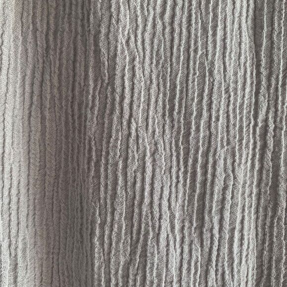 Soft Surrounding Womens Taupe Gauzy Lagenlook Top PL Button Detail Flowy Casual - Picture 4 of 7